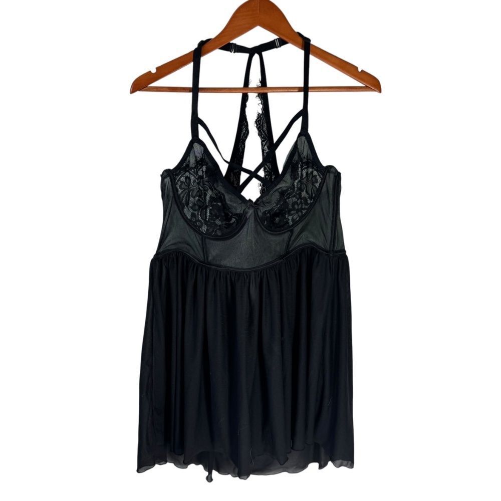 Torrid Racerback Mini Babydoll Bra Top Chemise Sz 2/2X